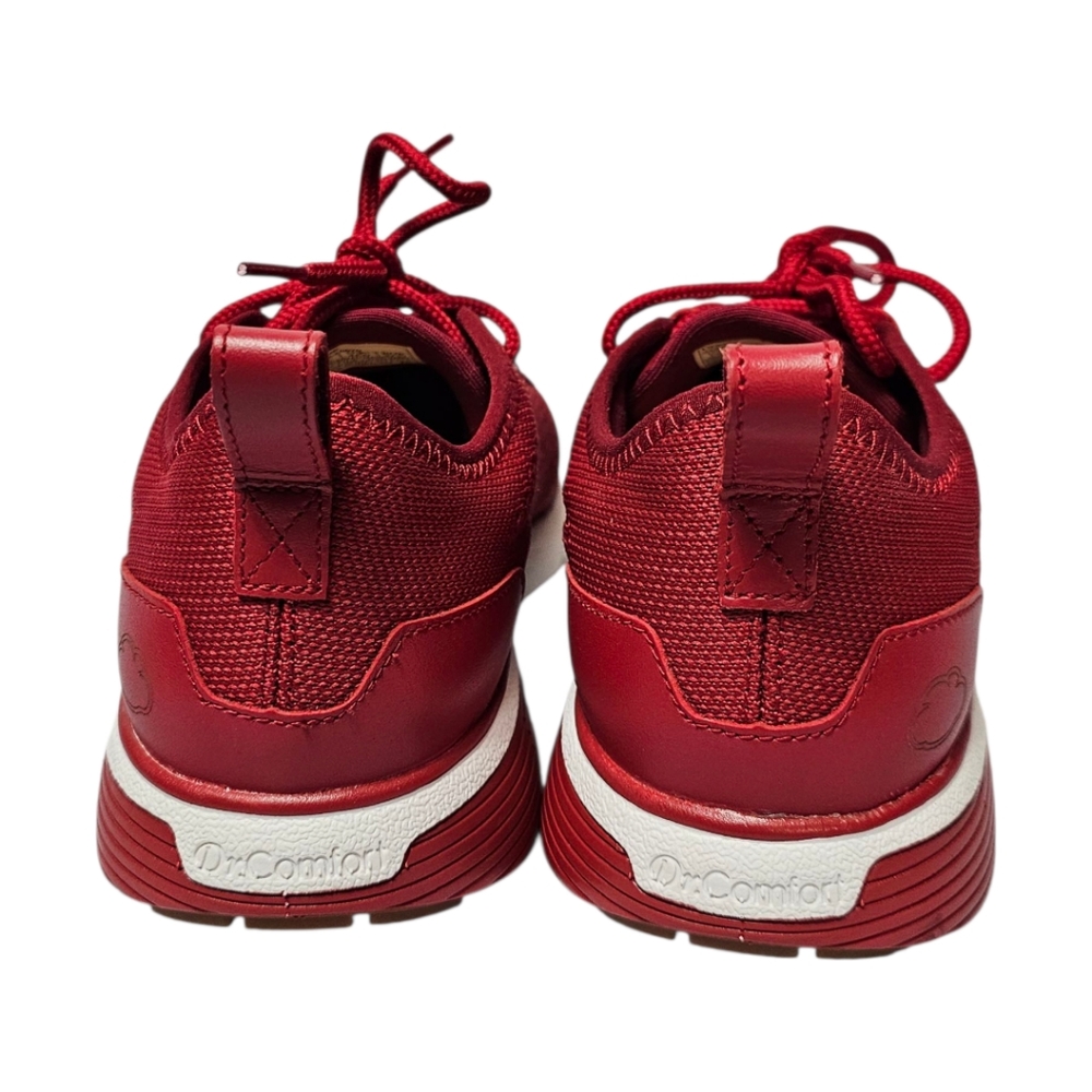 Dr. Comfort Diane Women's Athletic Sneakers - 7 Wide (Red) Lightweight - Picture 4 of 6